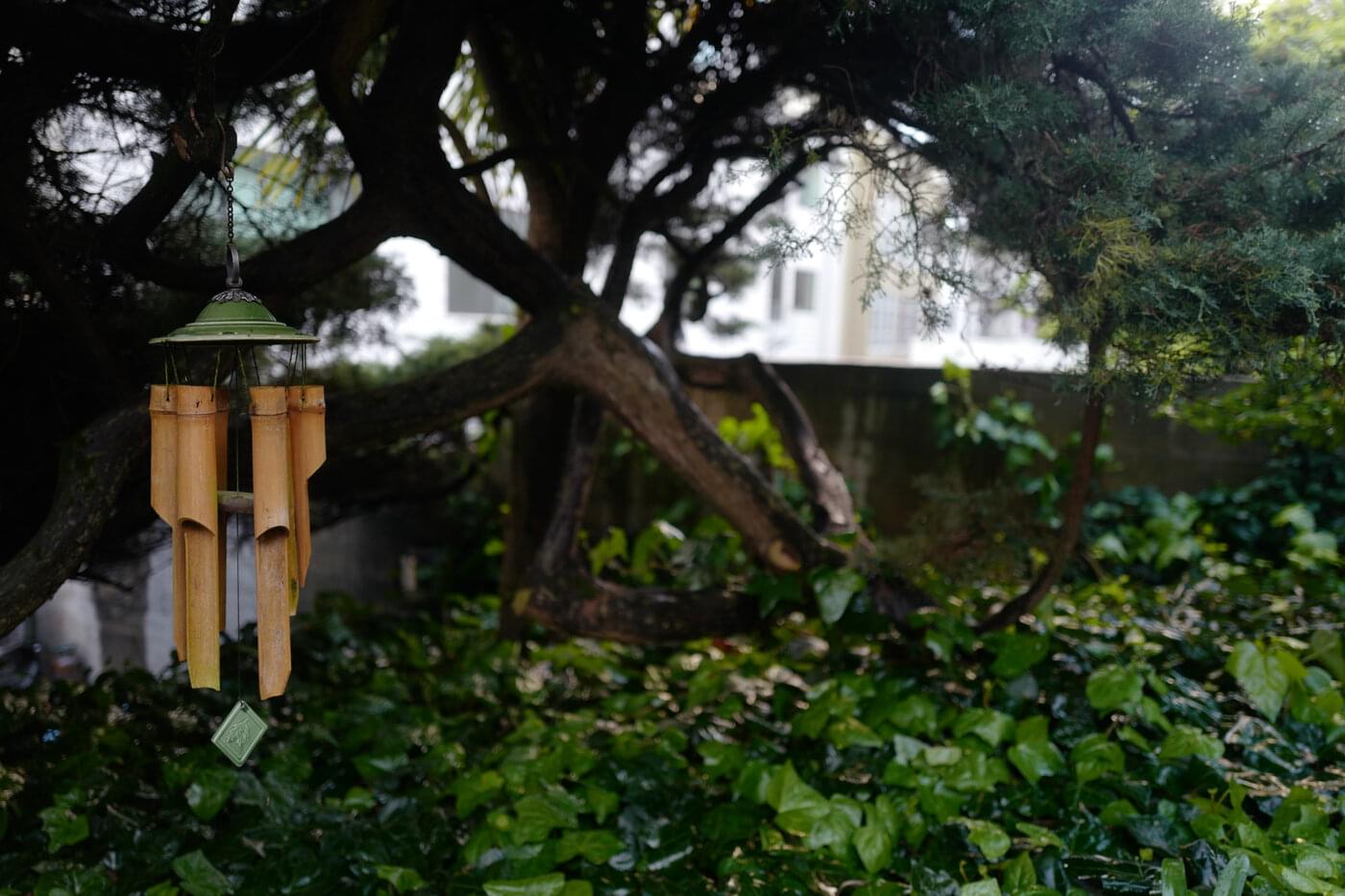 Wind chimes at home